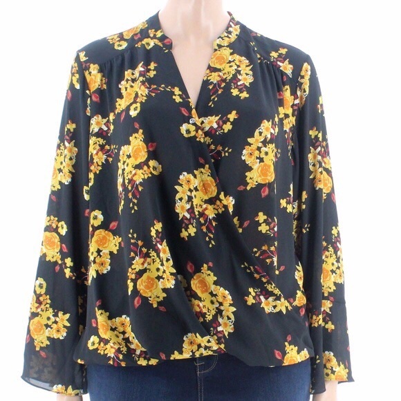 IINC International Concepts Floral Print Blouse - Picture 1 of 5
